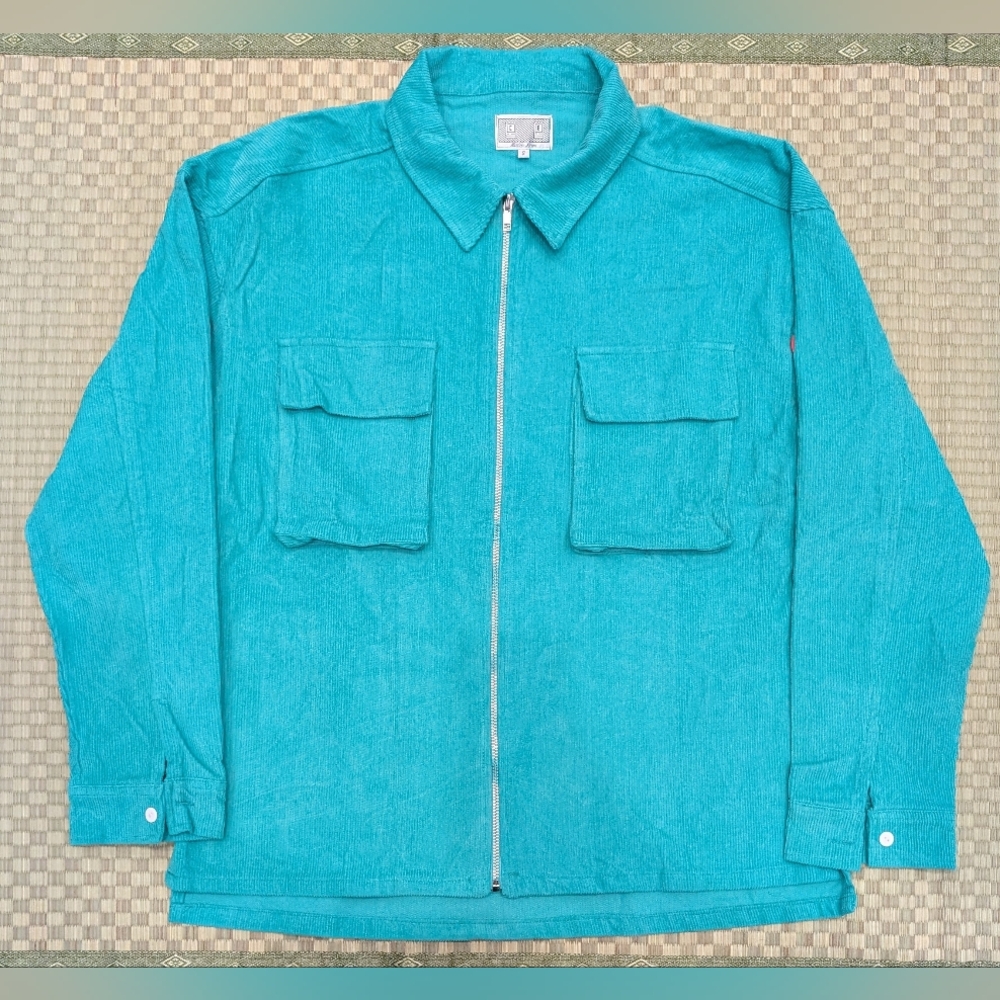 Cav Empt Corduroy Shirt Jacket Green Men's Size Small Made in Japan
